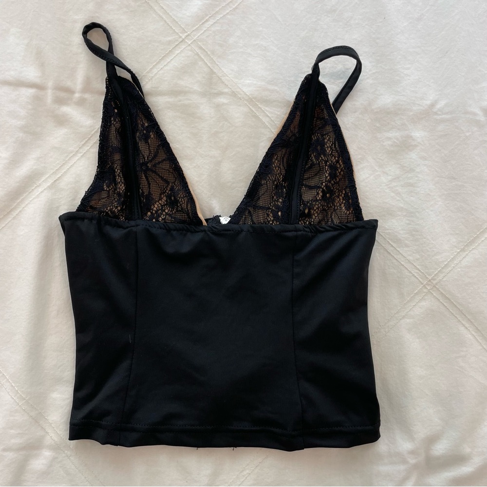 Black Lace Tank